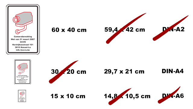 Pictogram A2 A4 A6